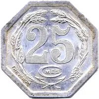25 Centimes Chambers of Commerce Coinage