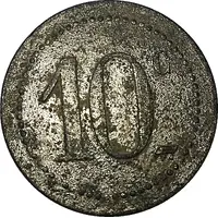 10 Centimes - Société d'Alimentation Nogent-en-Bassigny