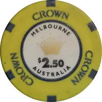 Token/Chip - 2.5 Dollars - Crown Melbourne Casino Chip
