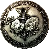 Medal - Treaty Chile-Bolivia 1904
