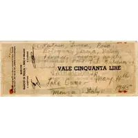 50 Lire Banco di Sicilia