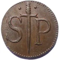 Communion token - Collégiale Saint-Paul, 1 patard