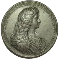 Medal - Juan Domingo de Zúñiga y Fonseca - Construction of the new fortifications of Brussels
