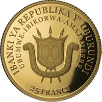 25 Francs African Elephant