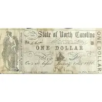 1 Dollar State of North Carolina