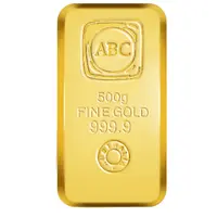 Bar - Gold Half Kilo - Australian Bullion Company Cast