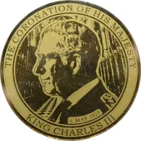 100 Francs CFA Coronation of King Charles III