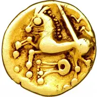 1/4 Stater with intertwined lines