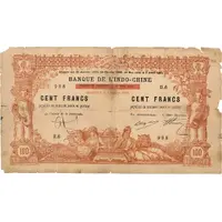 100 Francs With overprint