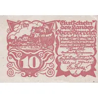 10 Heller Upper Austria, red color