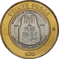 20 Pesos DN-III-E Plan