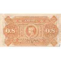 8 Centésimos Fuertes Banco de la Provincia de Buenos Ayres