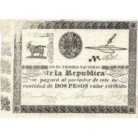 2 Pesos Tesoro Nacional