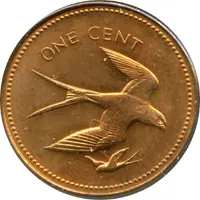 1 Cent Swallow-Tailed Kite, Bronze