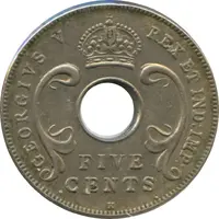 5 Cents - King George V