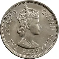 2 Shillings - Elizabeth II 1st portrait