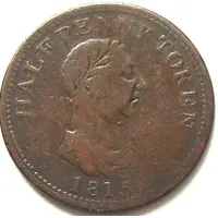 1/2 Penny Genuine British Copper