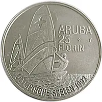 25 Florin - Beatrix Olympics 1992