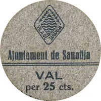 25 Centimos Sanaüja