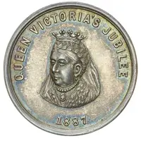 Medal - Victoria Golden Jubilee, silver