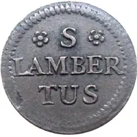 Communion token - Liège Cathedral Mandata