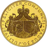 Medal - 1967 Marriage Johann Adam w. Maria