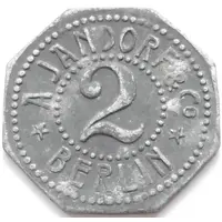 2 Pfennig - Berlin A. Jandorf and Co.