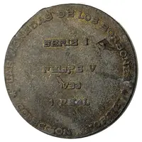Token - Coleccion Ortiz: 1 Real 1733