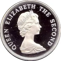 5 Dollars - Elizabeth II 2nd portrait