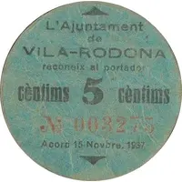 5 Céntimos Vila-rodona