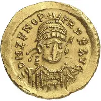 Solidus in the name of Zeno With star to the right