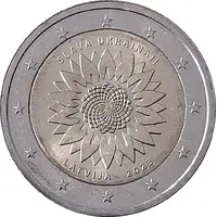 2 Euros Sunflower for Ukraine