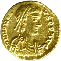 Tremissis - Honorius VICTORIA AVGVSTORVM, Ravenna