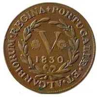 5 Réis - Maria II London mint