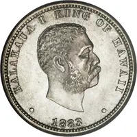 1/4 Dollar - Kalākaua I