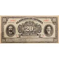 20 Pesos El Estado de Sonora