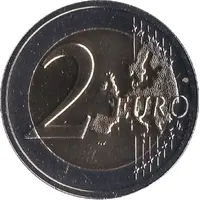 2 Euro - Henri I Feierstëppler - hologram version