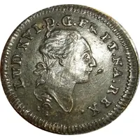 Rechenpfennig - Louis XVI and lion Iohann Christian Reich