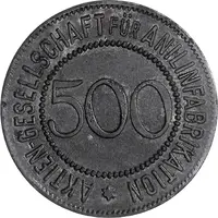 500 Pfennigs - Berlin Aktien Gesellschaft für Anilinfabrikation