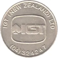 Token - IGT NEW ZEALAND LTD Game/Amusement Test Token