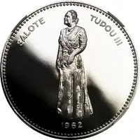 1/2 Koula - Salote Tupou III