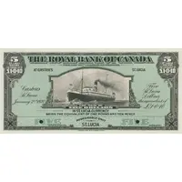 5 Dollars / 1 Pound and 10 Pence Royal Bank of Canada