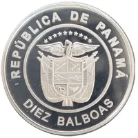 10 Balboas Panamanian Red Cross