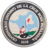 10 Balboas Panamanian Red Cross