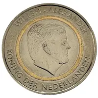 5 Caribbean Guilder - Willem-Alexander