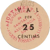 25 Céntimos Aigüestoses del Llobregat