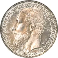 2 Francs - Léopold II