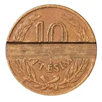 Game Token Grooved coin