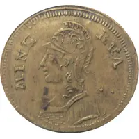 Counter token - Minerva / Diane Ernst Ludwig Sigmund Lauer