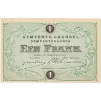 1 Franc - Coursel